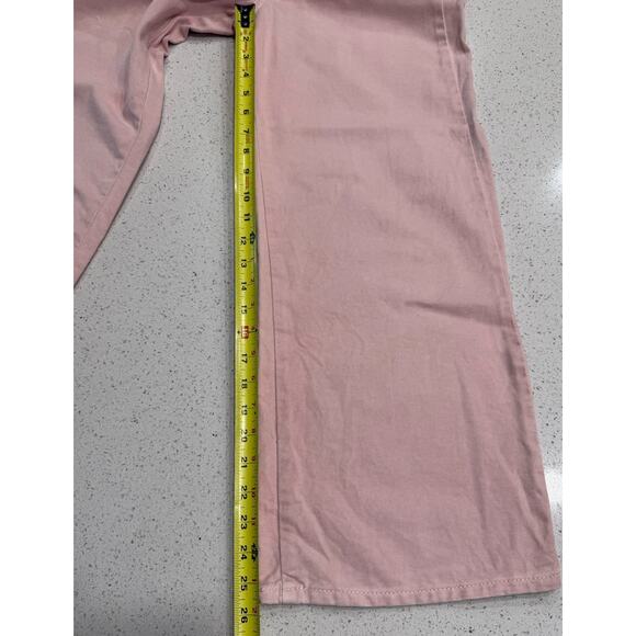 ZARA Wide Leg Cropped Pants Gold Button Detail Size 2 Elegant Chic Minimalist - Picture 5 of 9